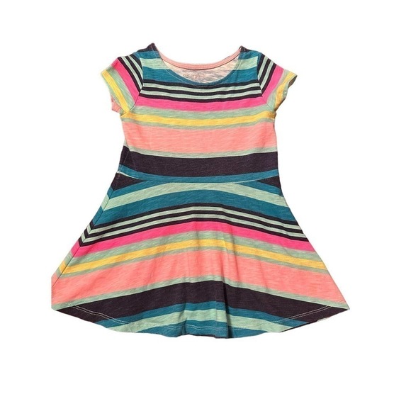 Cat & Jack Striped Dress 2T - Picture 1 of 2